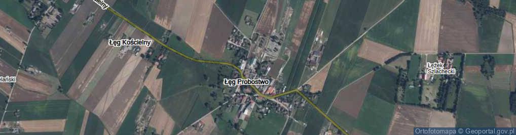 Zdjęcie satelitarne Łęg Probostwo ul.